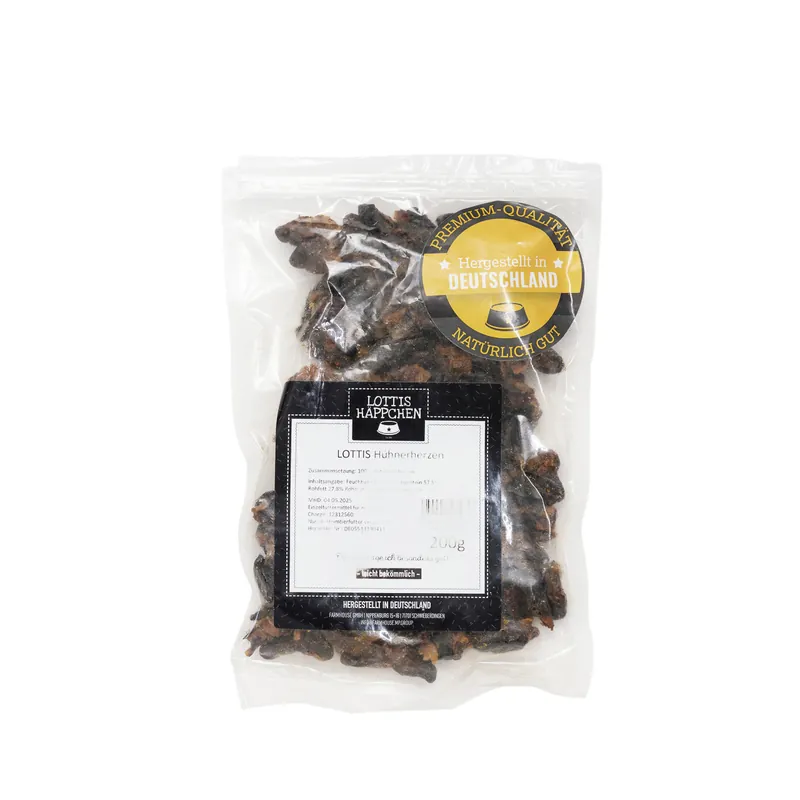 LOTTIS HÄPPCHEN Hühnerherzen 200 g Preisknaller